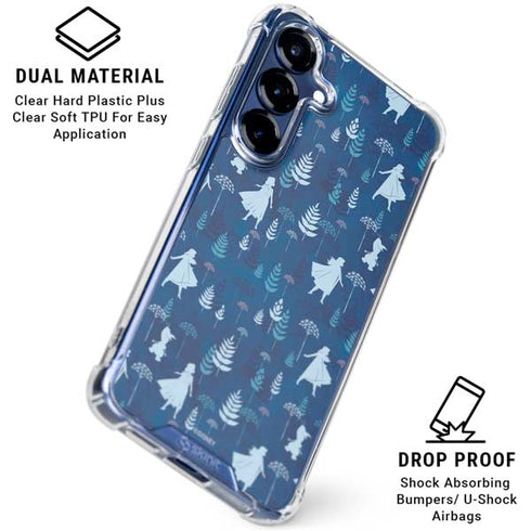 Disney Frozen II Frozen II Pattern Galaxy S25 Plus Clear Case