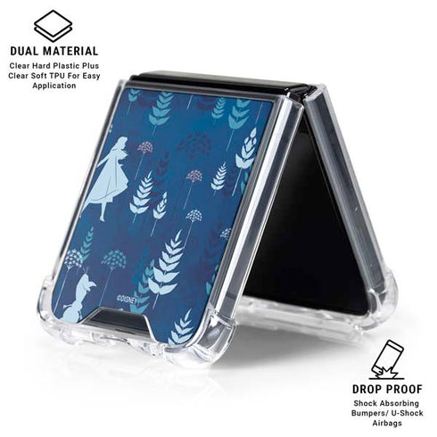 Disney Frozen II Frozen II Pattern Galaxy Z Flip6 Clear Case