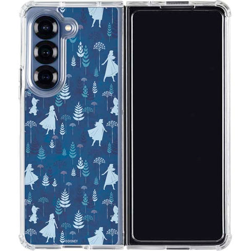 Disney Frozen II Frozen II Pattern Galaxy Z Fold6 Clear Case