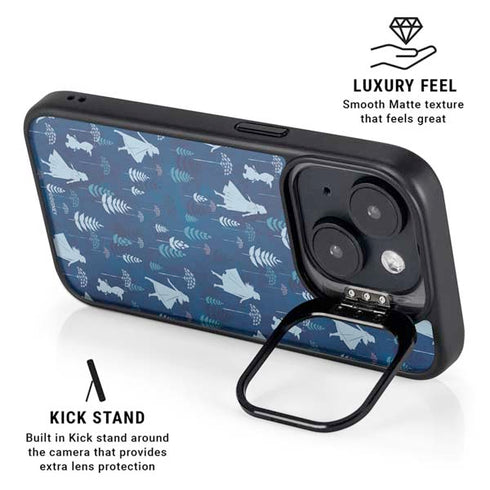 Disney Frozen II Frozen II Pattern iPhone 14 Plus Kickstand Case
