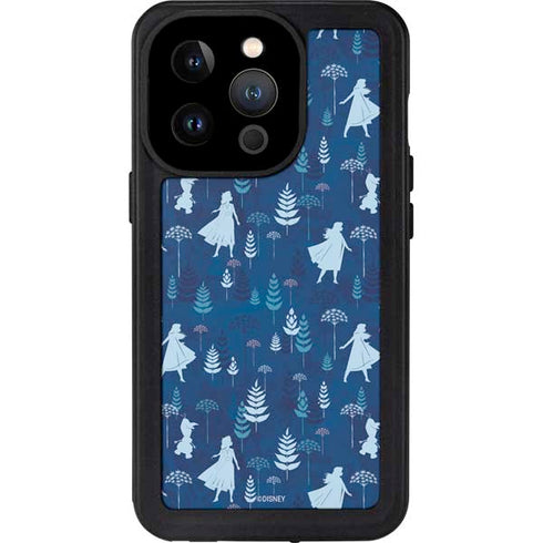 Disney Frozen II Frozen II Pattern iPhone 15 Pro Waterproof Case
