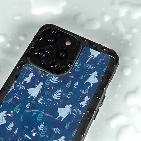 Disney Frozen II Frozen II Pattern iPhone 15 Pro Waterproof Case