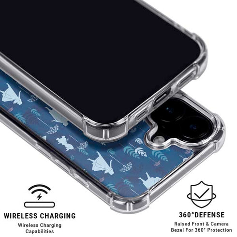Disney Frozen II Frozen II Pattern iPhone 16 Plus Clear Case