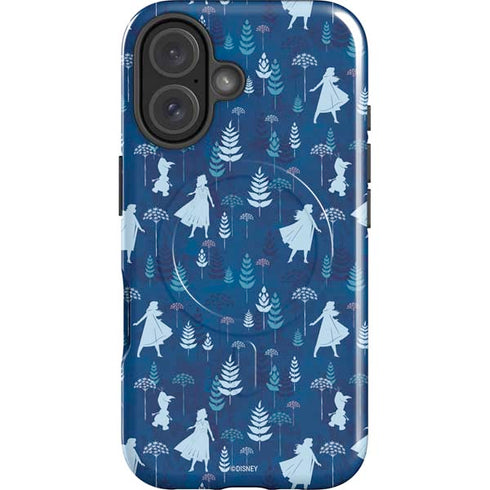 Disney Frozen II Frozen II Pattern iPhone 16 Plus Magsafe Impact Case