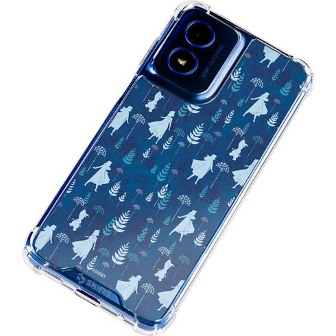 Disney Frozen II Frozen II Pattern Moto G 5G (2024) Clear Case