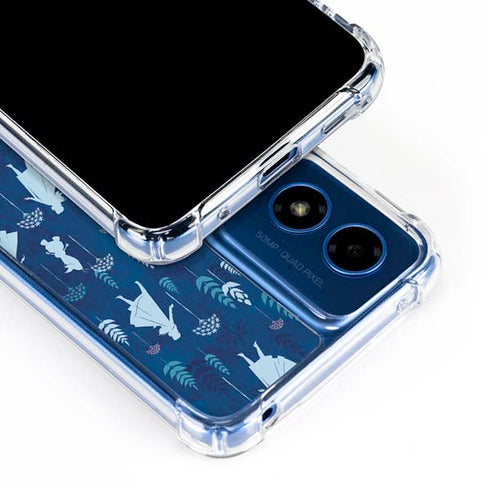 Disney Frozen II Frozen II Pattern Moto G 5G (2024) Clear Case