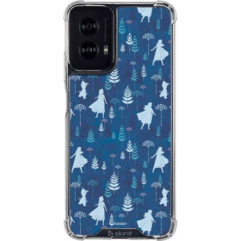 Disney Frozen II Frozen II Pattern Moto G Power 5G (2024) Clear Case
