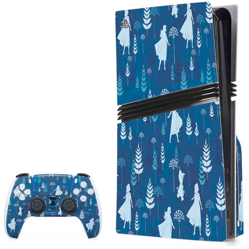 Disney Frozen II Frozen II Pattern PS5 Pro Disk Bundle Skin
