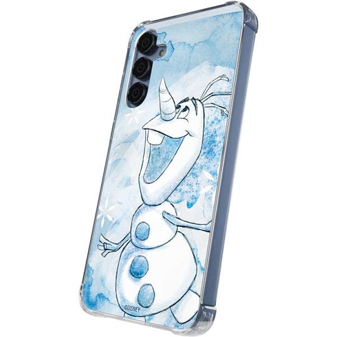 Disney Frozen Frozen Olaf Art Galaxy A55 5G Clear Case