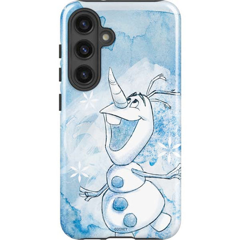 Disney Frozen Frozen Olaf Art Galaxy S25 Impact Case
