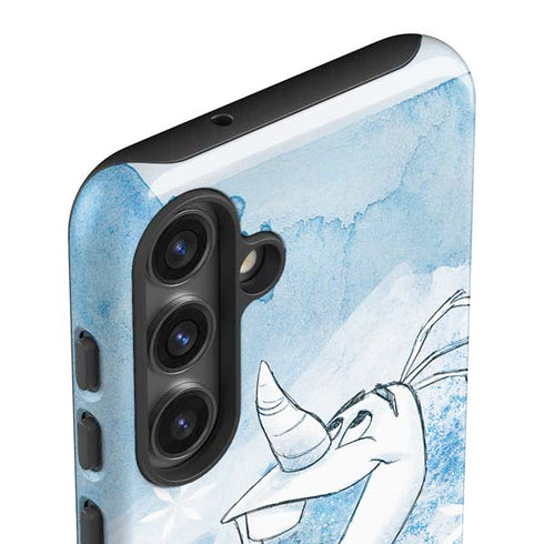 Disney Frozen Frozen Olaf Art Galaxy S25 Impact Case