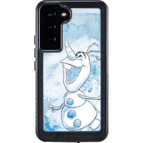 Disney Frozen Frozen Olaf Art Galaxy S24 Plus Waterproof Case