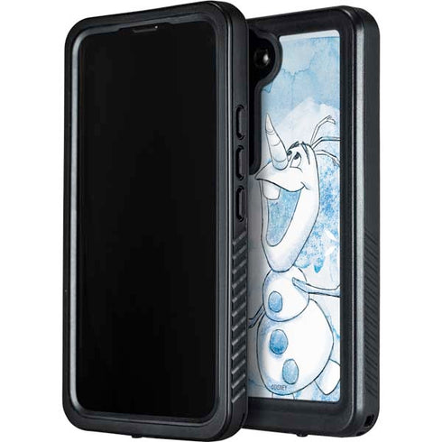 Disney Frozen Frozen Olaf Art Galaxy S24 Plus Waterproof Case