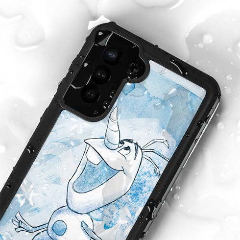 Disney Frozen Frozen Olaf Art Galaxy S24 Plus Waterproof Case