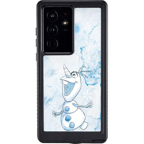 Disney Frozen Frozen Olaf Art Galaxy S24 Ultra Waterproof Case
