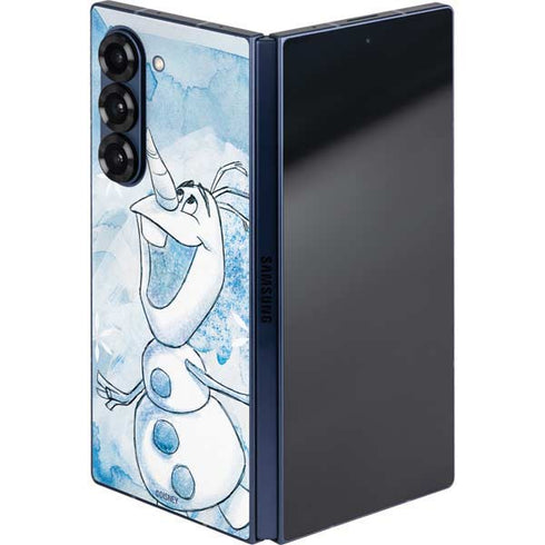Disney Frozen Frozen Olaf Art Galaxy Z Fold6 Skin