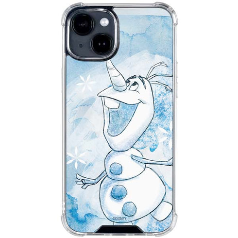 Disney Frozen Frozen Olaf Art iPhone 15 Clear Case