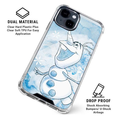 Disney Frozen Frozen Olaf Art iPhone 15 Clear Case