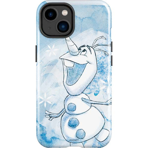 Disney Frozen Frozen Olaf Art iPhone 15 Impact Case