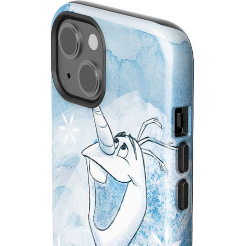Disney Frozen Frozen Olaf Art iPhone 15 Impact Case