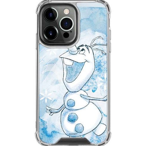 Disney Frozen Frozen Olaf Art iPhone 16 Pro Max Clear Case