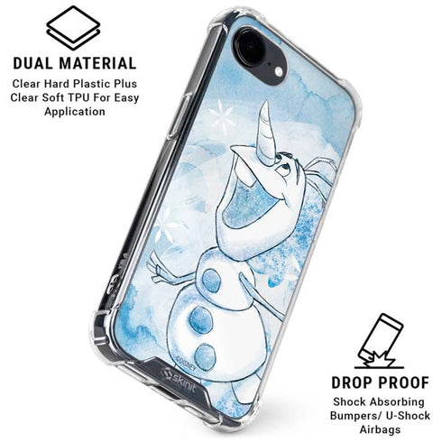 Disney Frozen Frozen Olaf Art iPhone 16e Clear Case