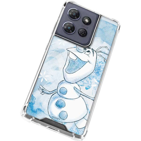 Disney Frozen Frozen Olaf Art Moto G 5G (2025) Clear Case