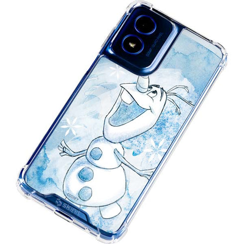 Disney Frozen Frozen Olaf Art Moto G 5G (2024) Clear Case