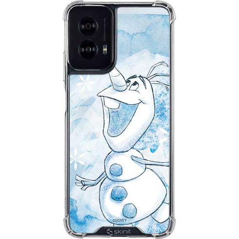 Disney Frozen Frozen Olaf Art Moto G Power 5G (2024) Clear Case