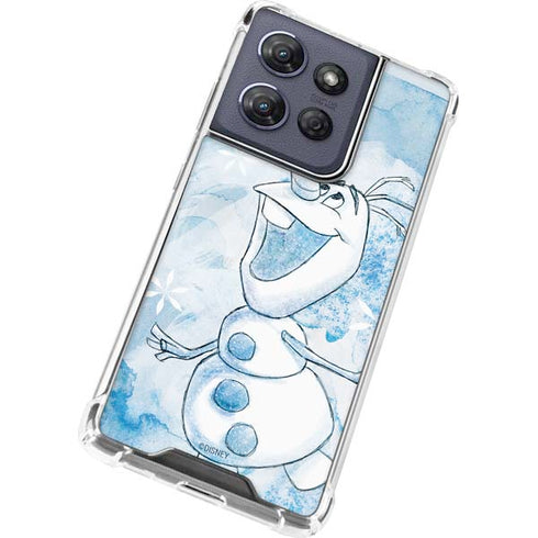 Disney Frozen Frozen Olaf Art Moto G Stylus 5G (2025) Clear Case
