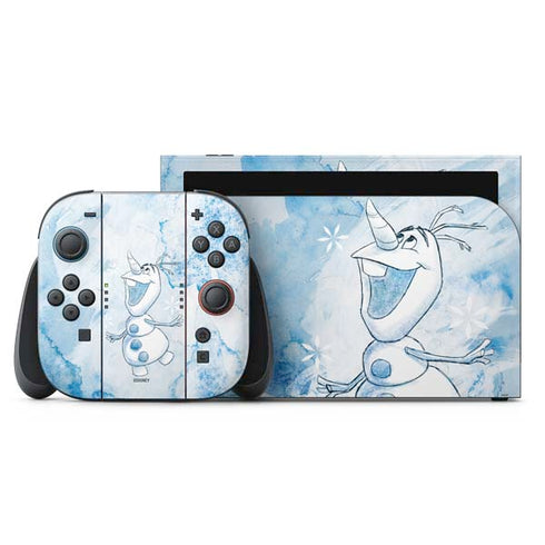 Disney Frozen Frozen Olaf Art Nintendo Switch 2 (2025) with Joy-Con Skin