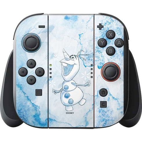 Disney Frozen Frozen Olaf Art Nintendo Switch 2 (2025) with Joy-Con Skin