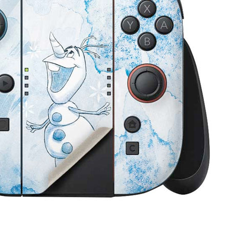 Disney Frozen Frozen Olaf Art Nintendo Switch 2 (2025) Joy-Con Controller Skin