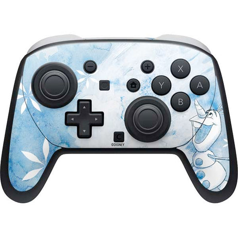 Disney Frozen Frozen Olaf Art Nintendo Switch 2 (2025) Pro Controller Skin