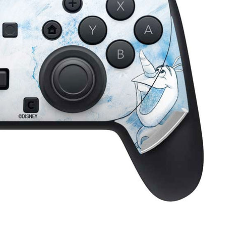 Disney Frozen Frozen Olaf Art Nintendo Switch 2 (2025) Pro Controller Skin
