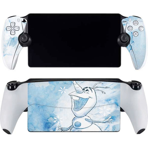 Disney Frozen Frozen Olaf Art PlayStation Portal Remote Player Skin