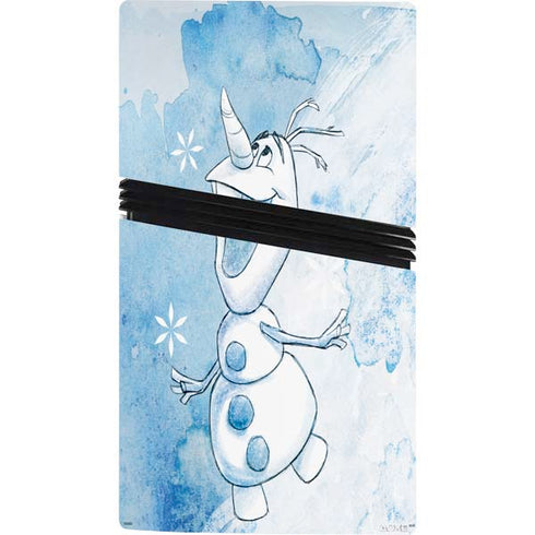 Disney Frozen Frozen Olaf Art PS5 Pro Bundle Skin