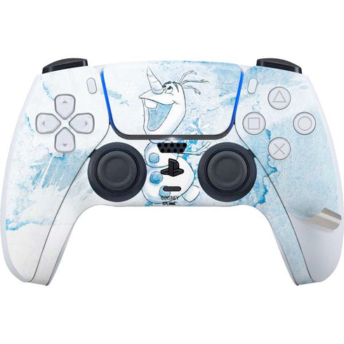 Disney Frozen Frozen Olaf Art PS5 Pro Disk Bundle Skin