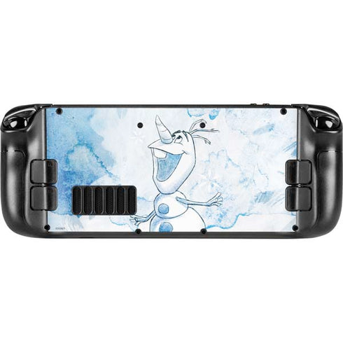 Disney Frozen Frozen Olaf Art Steam Deck Handheld Gaming Computer OLED Skin