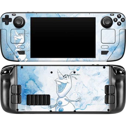 Disney Frozen Frozen Olaf Art Steam Deck Handheld Gaming Computer Skin