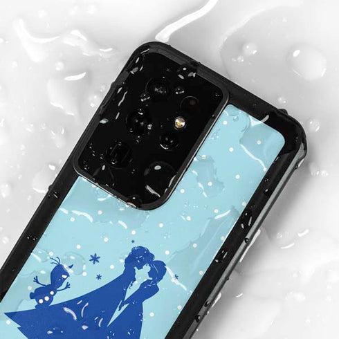 Disney Frozen Frozen Silhouettes Galaxy S24 Ultra Waterproof Case