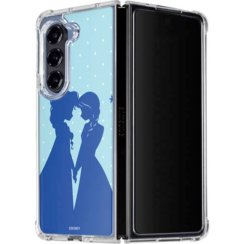 Disney Frozen Frozen Silhouettes Galaxy Z Fold5 5G Clear Case