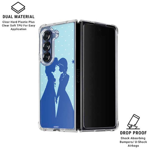 Disney Frozen Frozen Silhouettes Galaxy Z Fold6 Clear Case