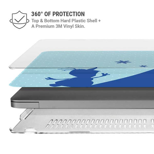 Disney Frozen Frozen Silhouettes MacBook Pro 14in (2021-24) Case plus Skin