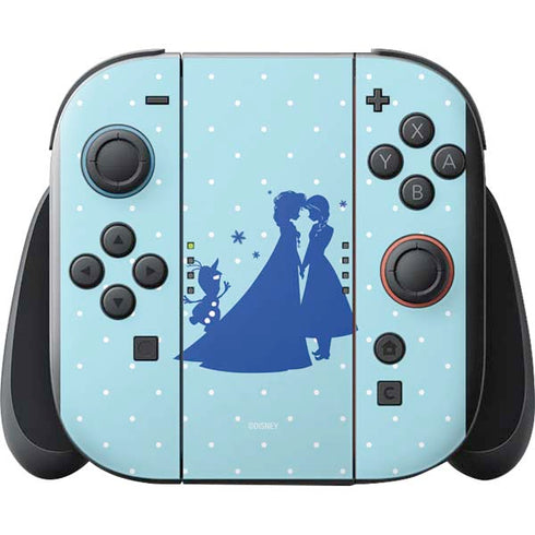 Disney Frozen Frozen Silhouettes Nintendo Switch 2 (2025) with Joy-Con Skin
