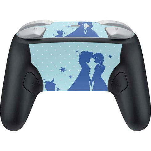 Disney Frozen Frozen Silhouettes Nintendo Switch 2 (2025) Pro Controller Skin
