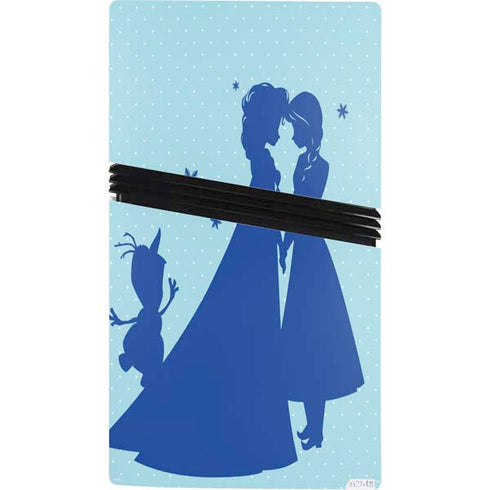 Disney Frozen Frozen Silhouettes PS5 Pro Console Skin