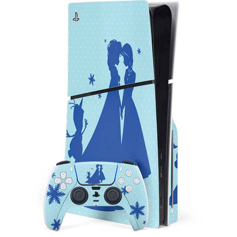 Disney Frozen Frozen Silhouettes PlayStation PS5 Skins