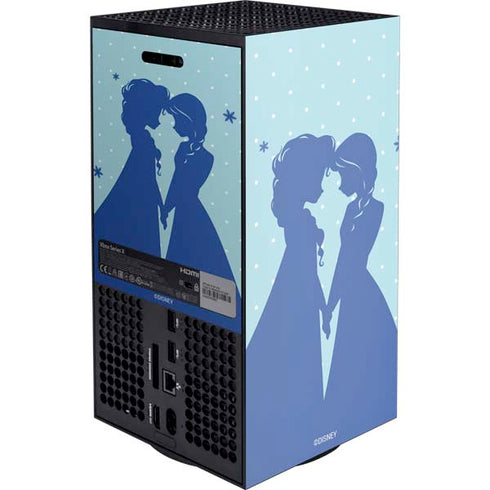 Disney Frozen Frozen Silhouettes XBox Series X Digital Edition Console Skin