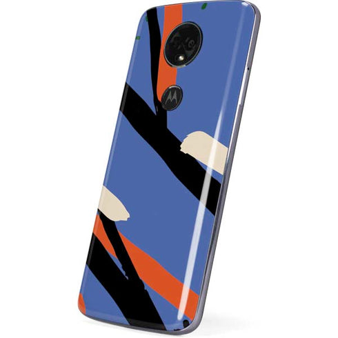 Abstract Lines Moto E5 Plus Skin